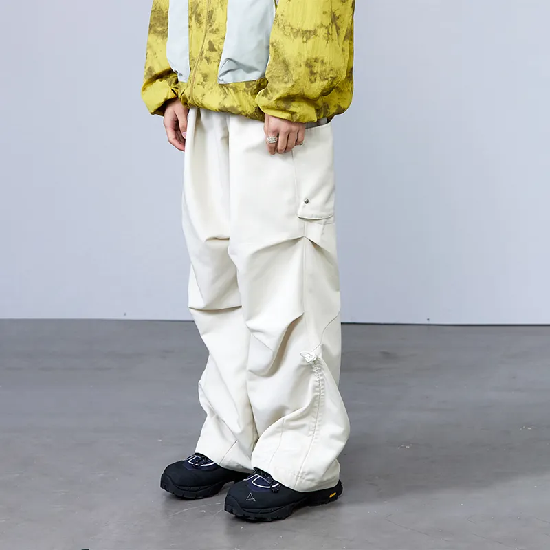 ROARINGWILD ARCH Casual Pants Unisex Ecru-5