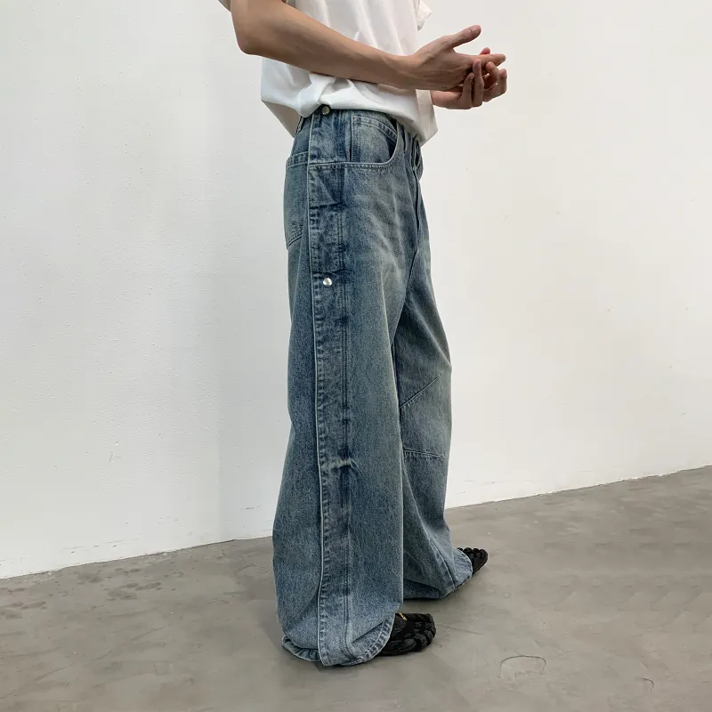 ROARINGWILD Jeans Unisex Blue-4