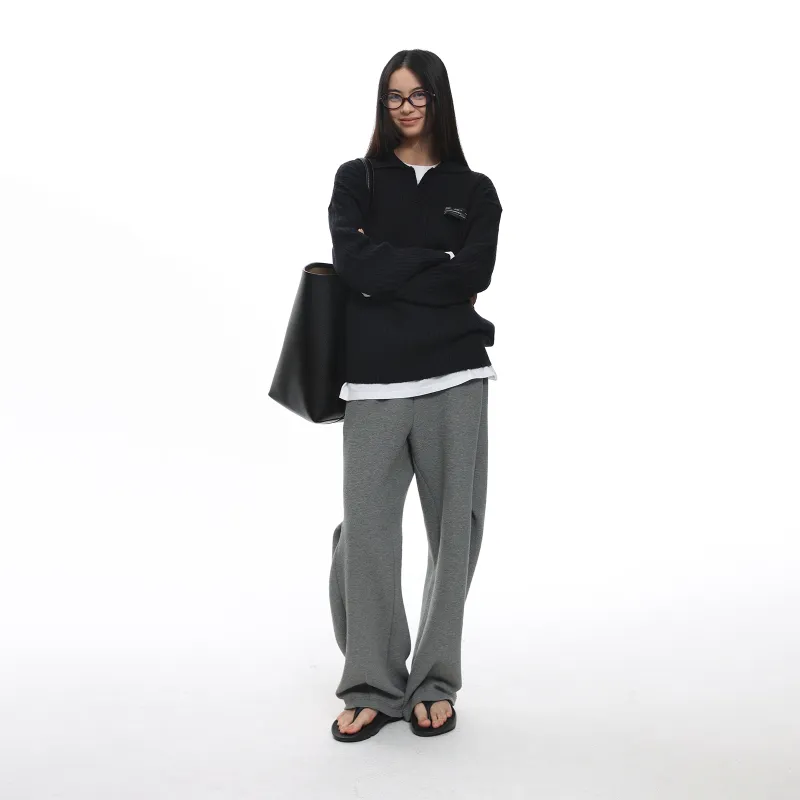 ROARINGWILD Sweater Unisex Black-3