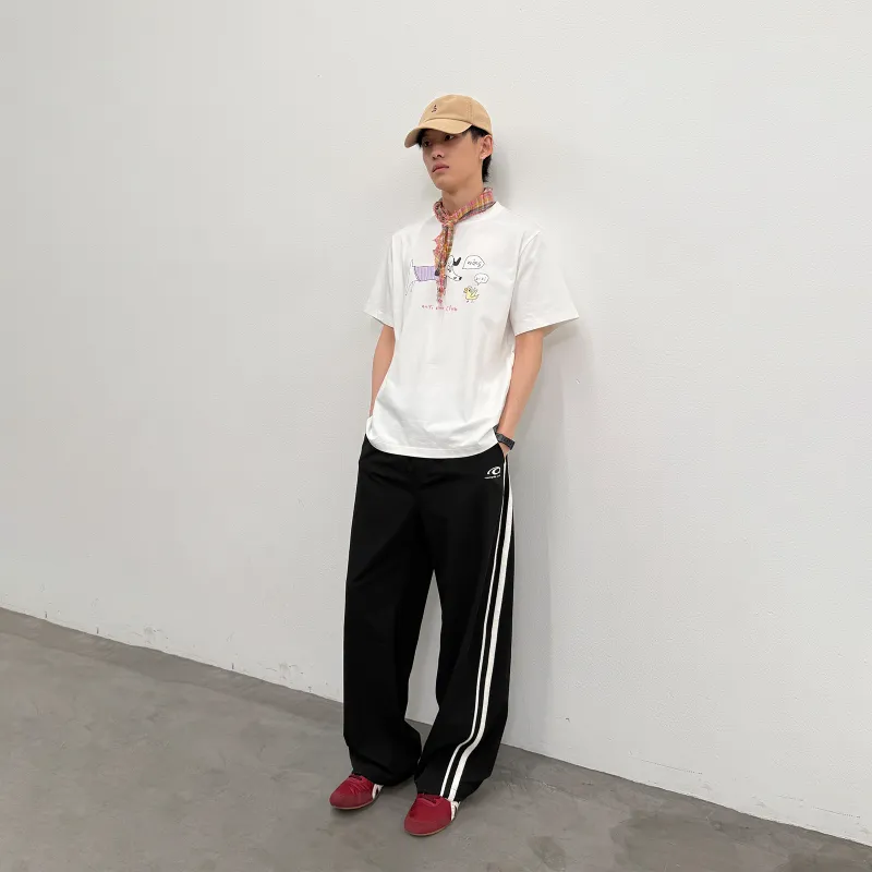 ROARINGWILD Casual Pants Unisex-4