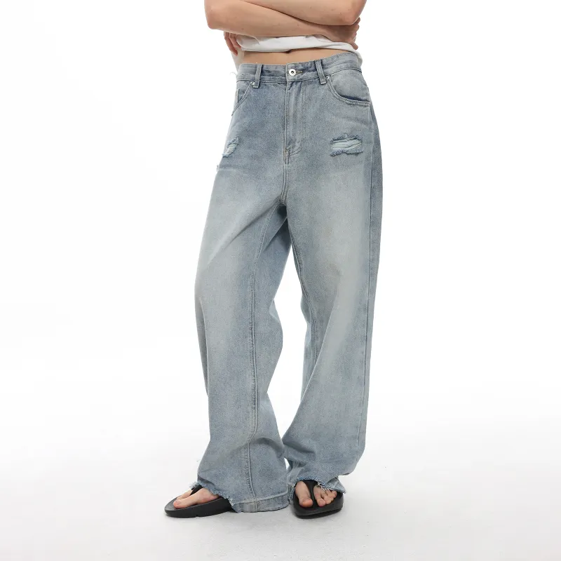 ROARINGWILD ARCH Jeans Unisex Light Blue-2