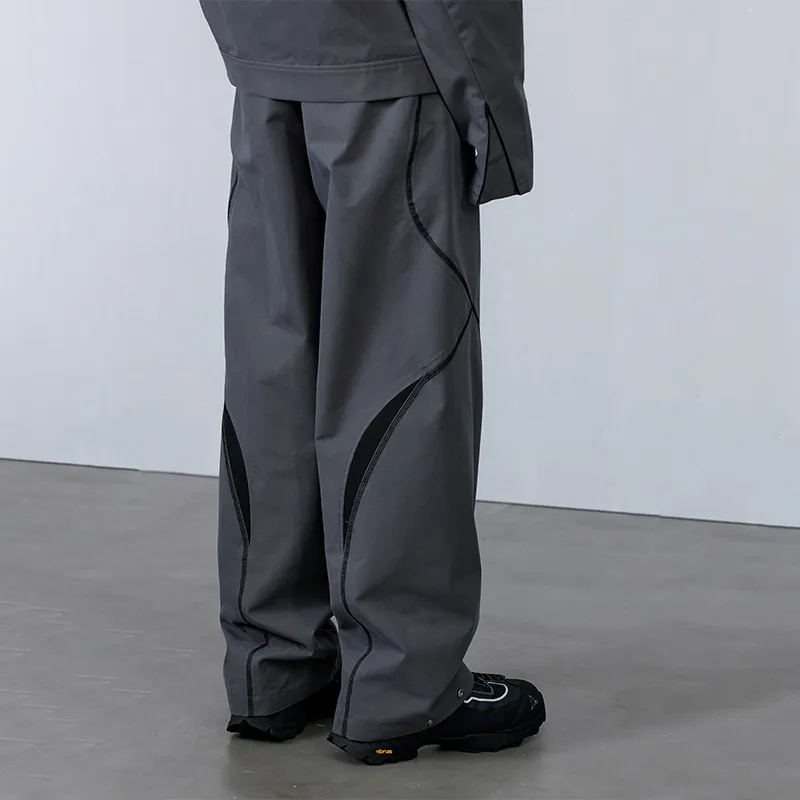 ROARINGWILD ARCH Casual Pants Unisex Gray-6