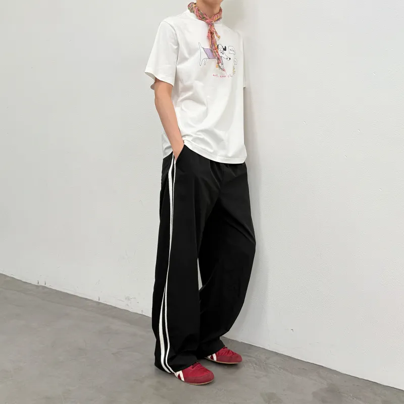 ROARINGWILD Casual Pants Unisex-2