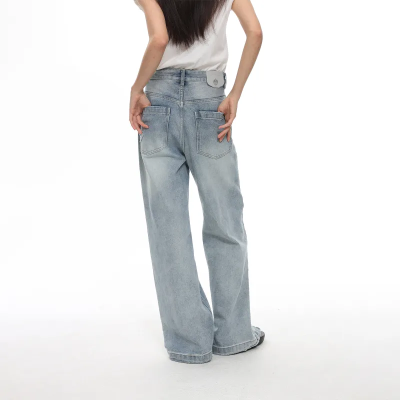 ROARINGWILD ARCH Jeans Unisex Light Blue-3