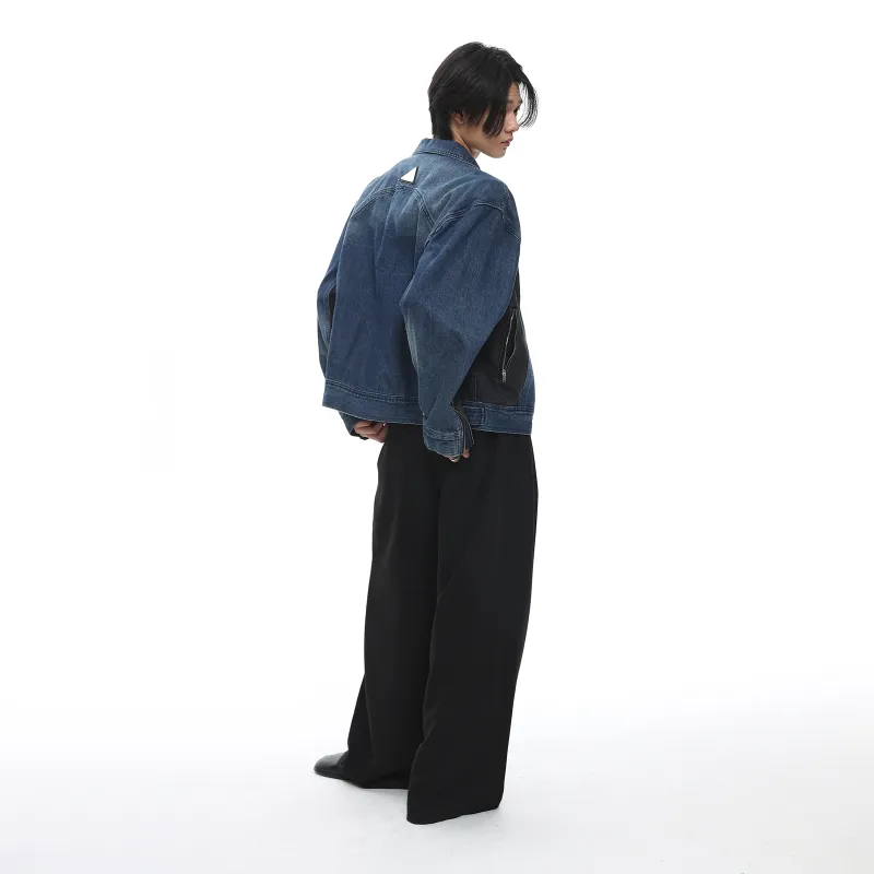 ROARINGWILD ARCH Denim Jackets Unisex Blue-5