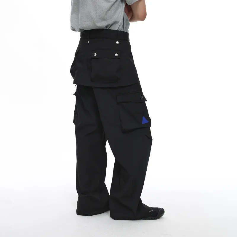 ROARINGWILD ARCH Cargo Pants Unisex Black-2
