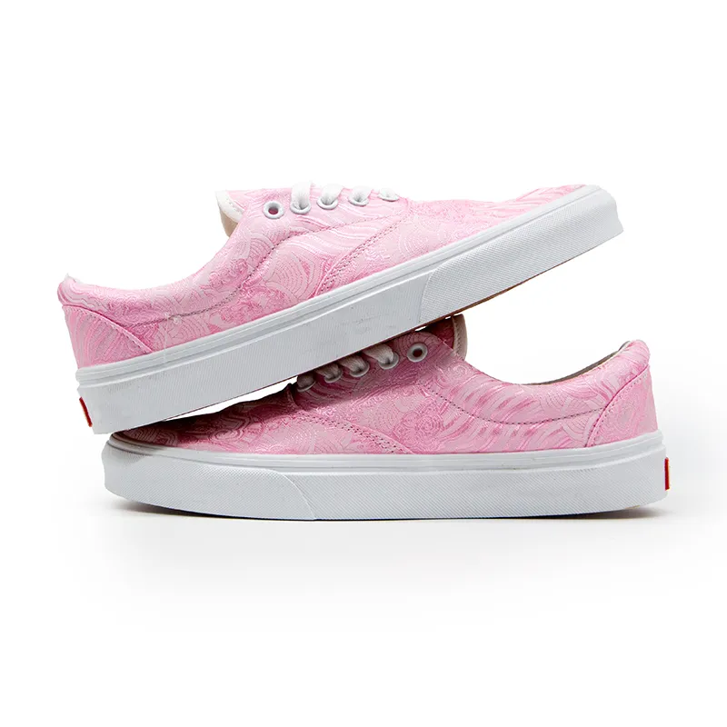 I'm Shopping Abrasion Resistant, Lightweight, And Breathable Low Top Skateboard Shoes Unisex Pink-4