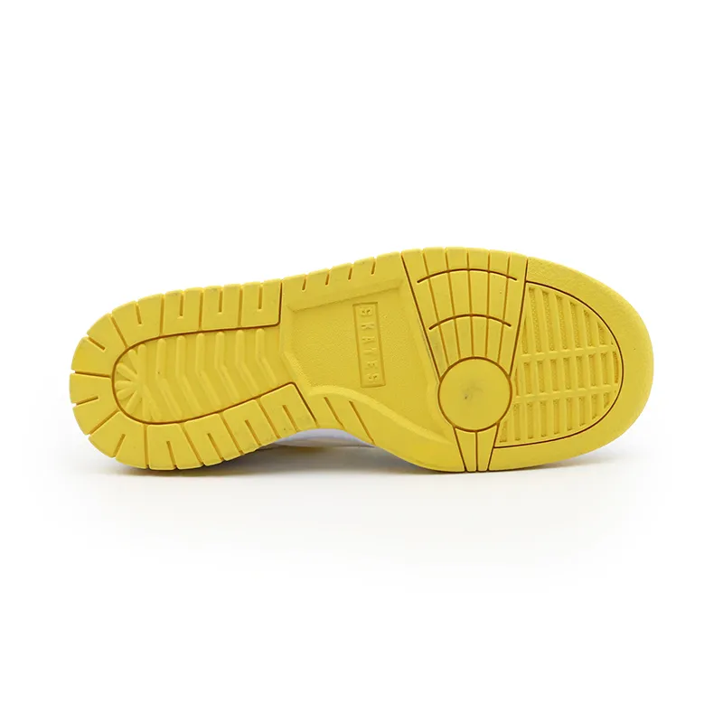 I'm Shopping Slip Resistant, Abrasion Resistant, Breathable Low Top Canvas Shoes Unisex Yellow-5