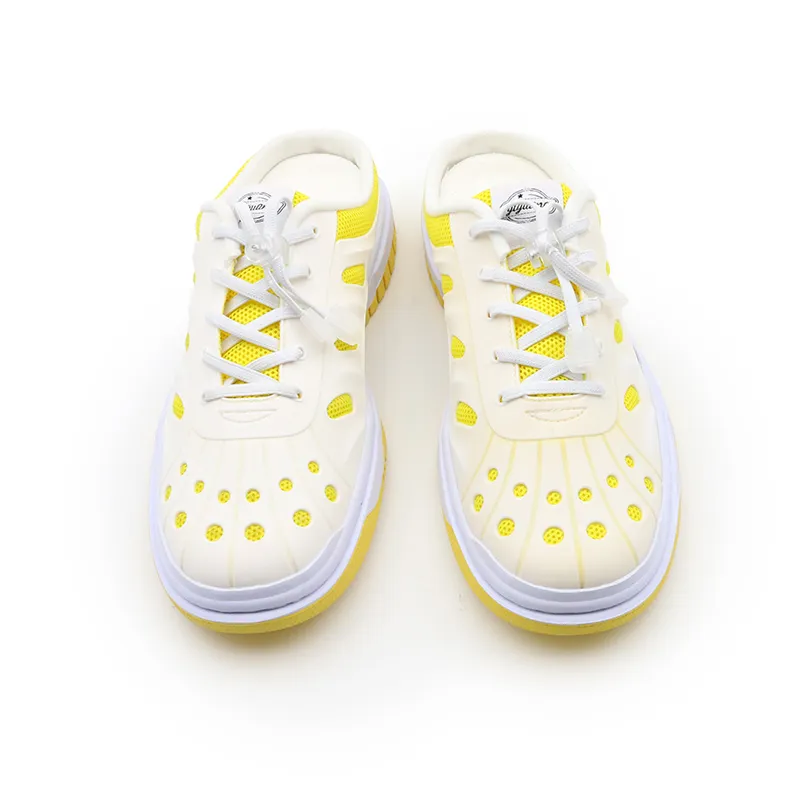I'm Shopping Slip Resistant, Abrasion Resistant, Breathable Low Top Canvas Shoes Unisex Yellow-2