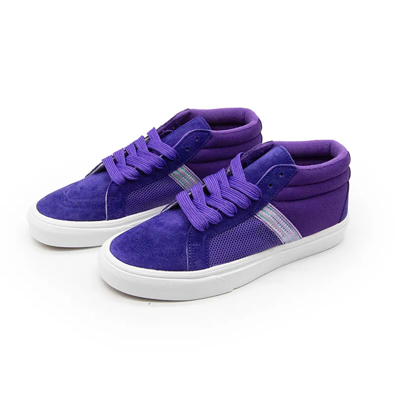 I'm Shopping Purple Hermit Slip Resistant, Abrasion Resistant, Lightweight Mid Top Casual Skateboard Shoes Unisex-2