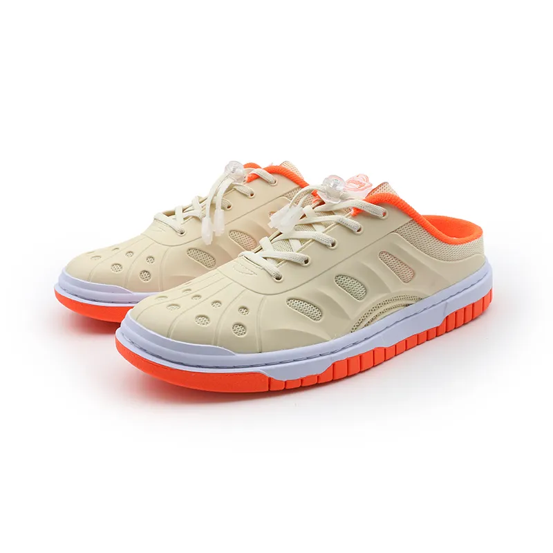 I'm Shopping Classic Fashion Mules Lightweight And Breathable Low Top Skateboard Shoes Unisex Orange Red-2