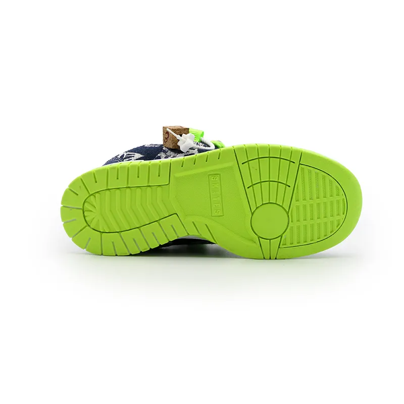 I'm shopping Skateboard Shoes Unisex Low Top Blue-5