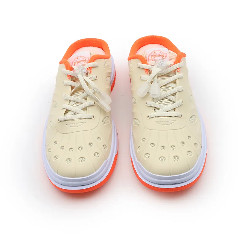 I'm Shopping Classic Fashion Mules Lightweight And Breathable Low Top Skateboard Shoes Unisex Orange Red-3