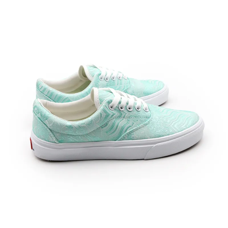 I'm Shopping Slip Resistant, Abrasion Resistant, Breathable Low Top Skateboard Shoes Unisex Cyan-2