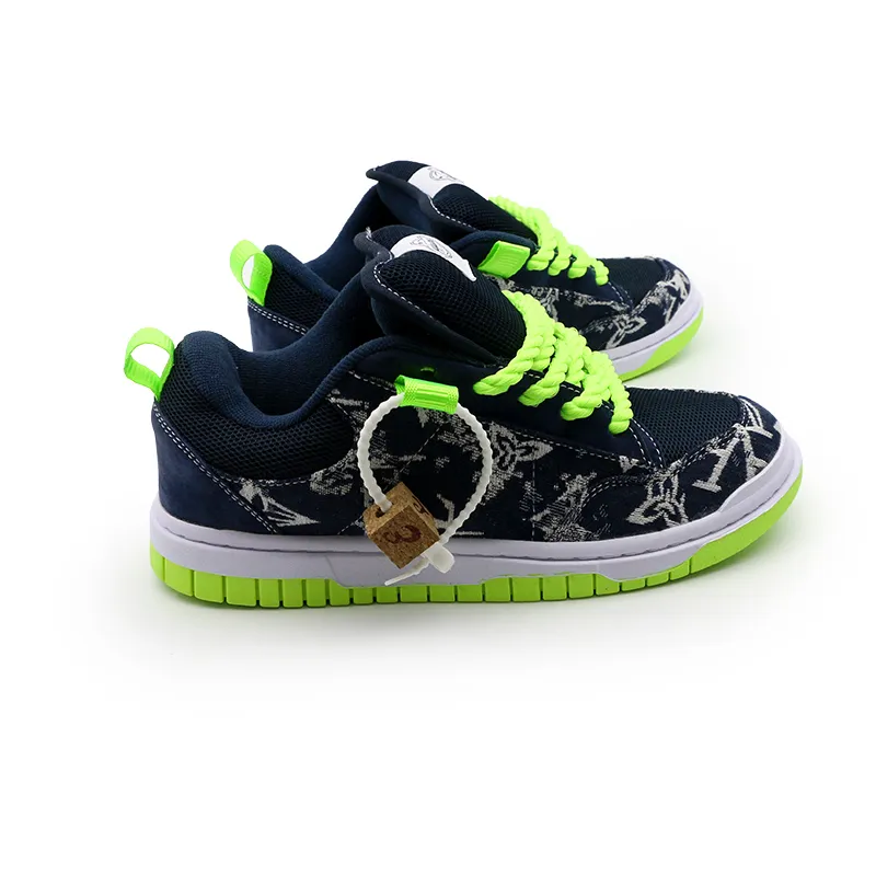 I'm shopping Skateboard Shoes Unisex Low Top Blue-3
