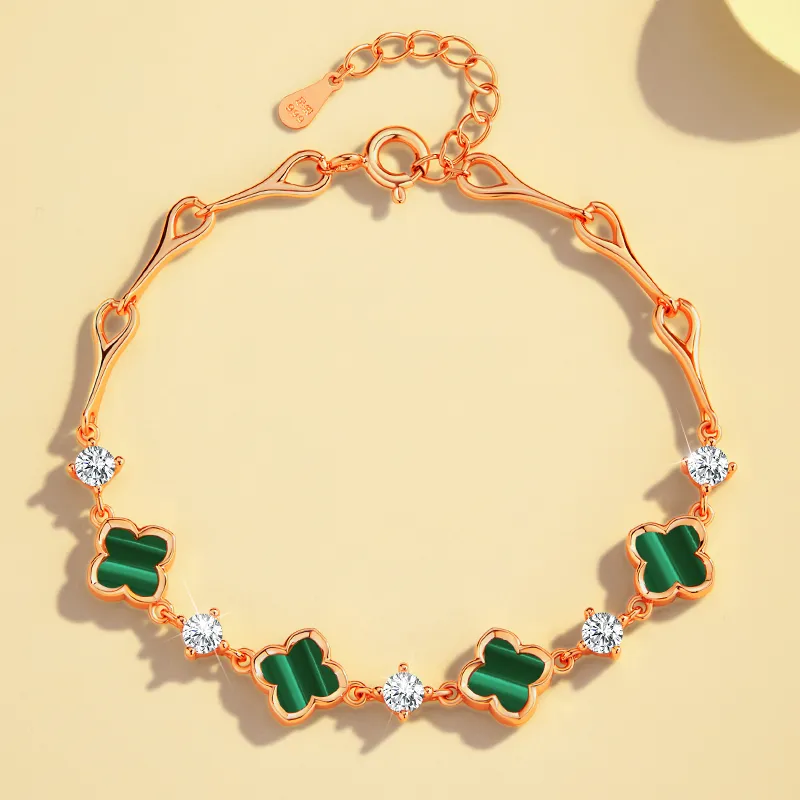 ZSY Agate 999 Fine Silver Bracelet Women's-2