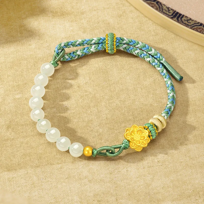 ZSY Hetian Jade Bracelets Green Jade Women's-6