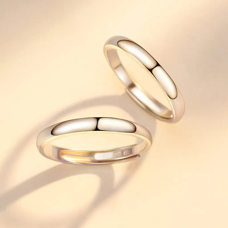 Goran 925 Sterling Silver Ring Couple Rings Unisex-2