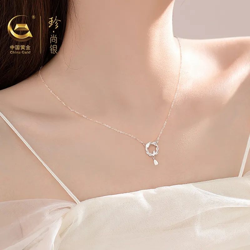 ZSY 925 Sterling Silver Necklaces Women's-4