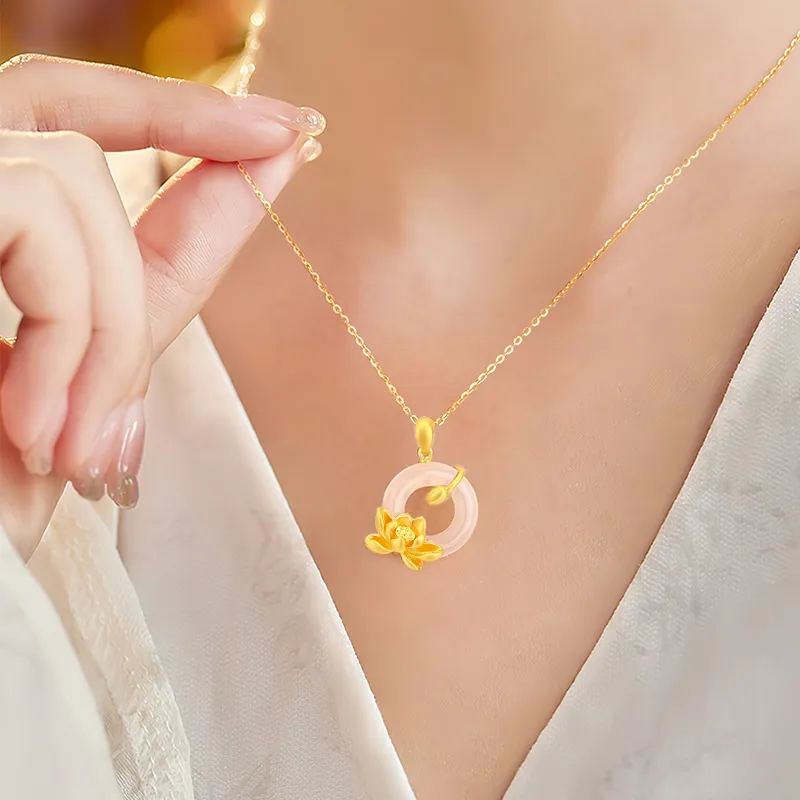 ZSY Chalcedony Jade Necklaces Women's-5