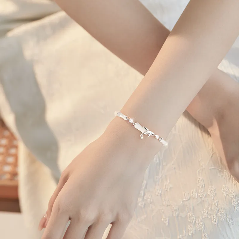 ZSY Chalcedony S925 Jade Bracelet Women's-3