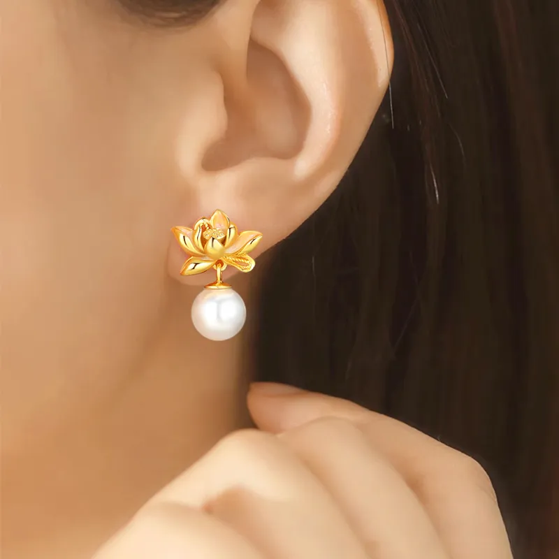 ZSY S925 Silver Stud Earrings Women's-3