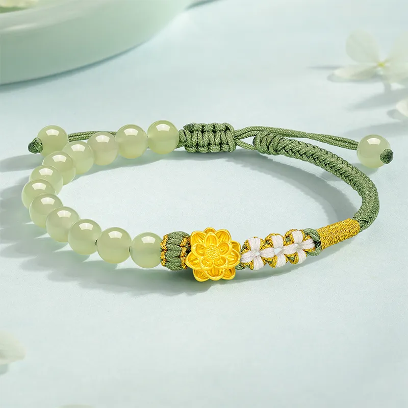 ZSY Hetian Jade Bracelets Pale Greenish White Jade Women's-1