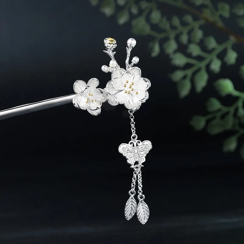 Goran 925 Sterling Silver Hairpin, Girl Women's-2