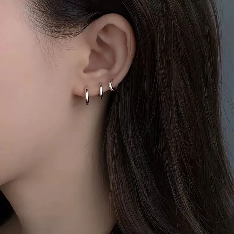 ZSY S925 Silver Earrings Women's Box-8