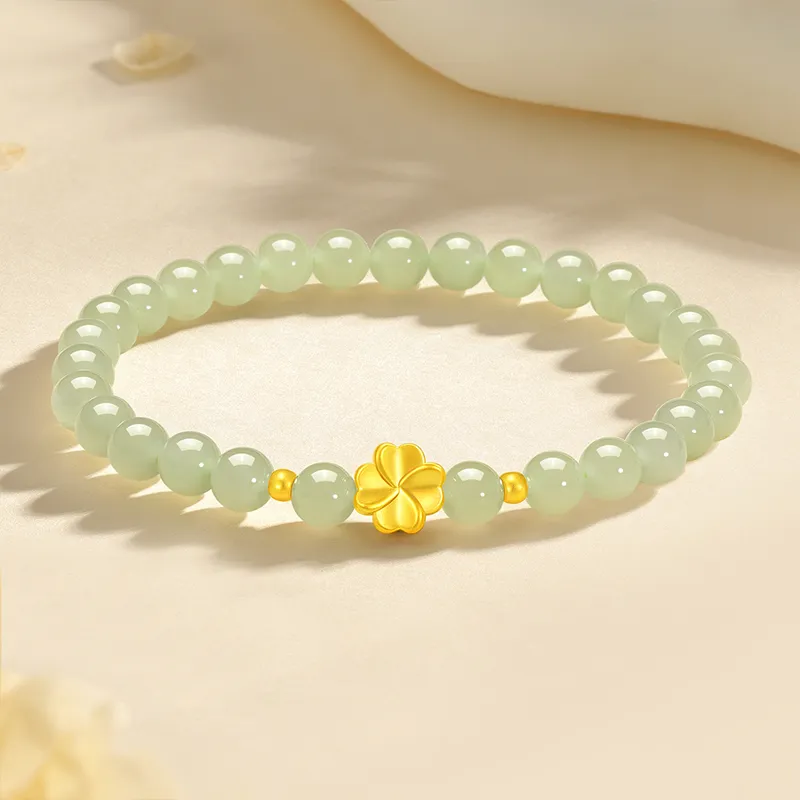 ZSY Hetian Jade Bracelets Pale Greenish White Jade Women's-1