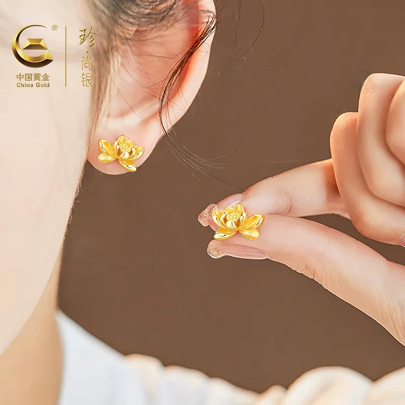 ZSY S925 Silver Stud Earrings Women's-3
