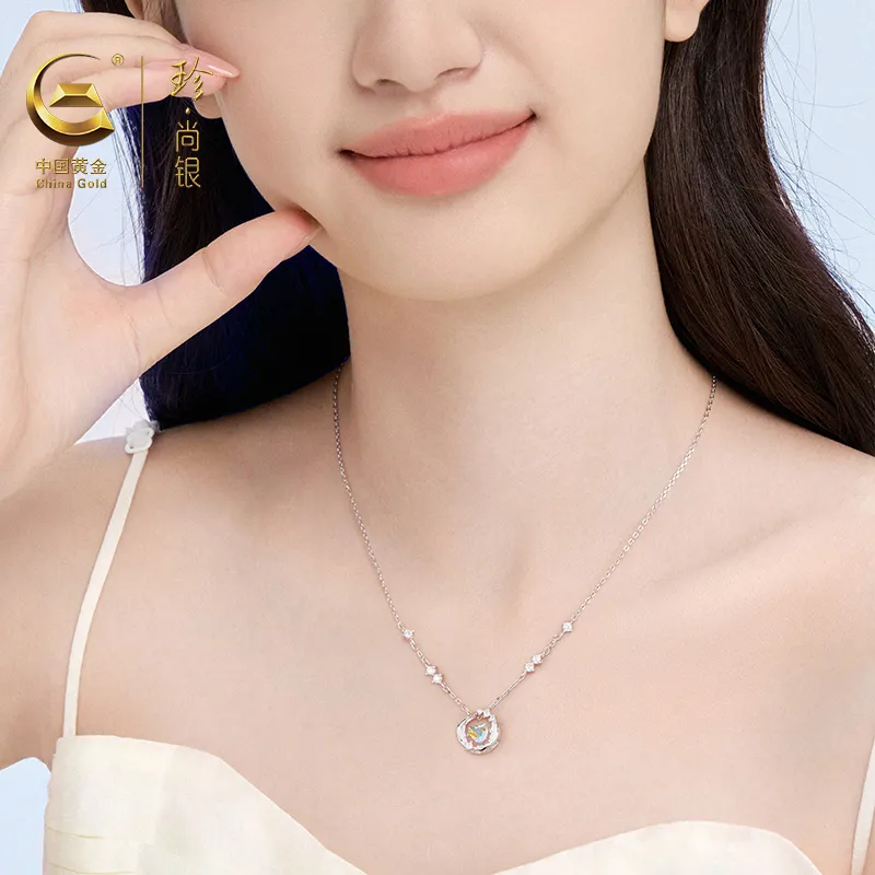 ZSY 999 Fine Silver Necklaces Women's-4