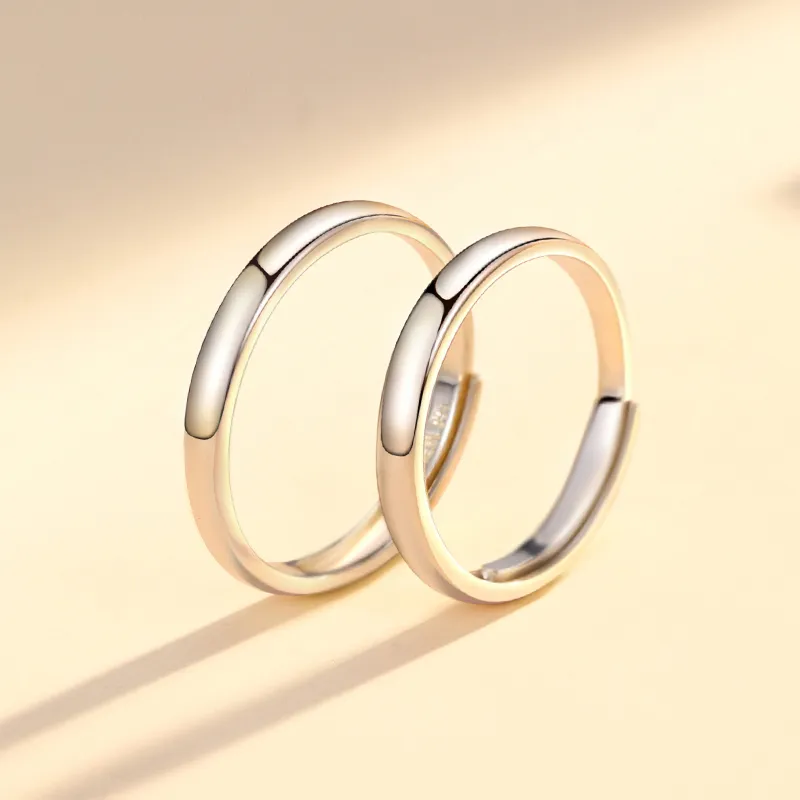 Goran 925 Sterling Silver Ring Couple Rings Unisex-1
