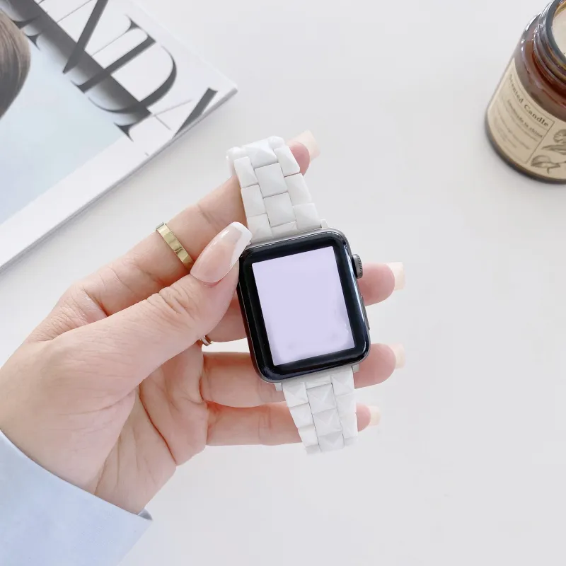 MSSM Watch Band Apple Compatibility Ceramic Material-1