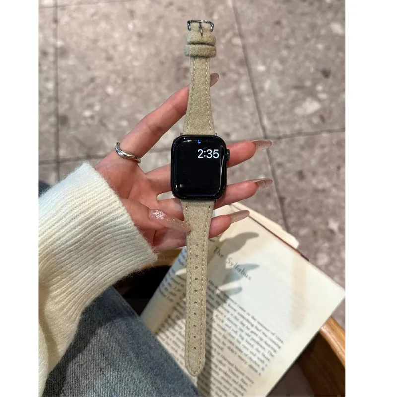 MSSM Watch Band Apple Compatibility Plush Material-9