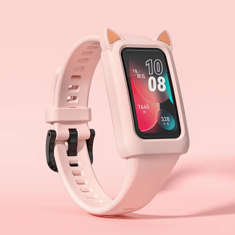 MSSM Watch Band Huawei Compatibility Silicone Material-9