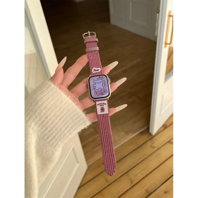 MSSM Apple Compatibility Watch Band 180mm 46 Watch Dial Fabric Material-7