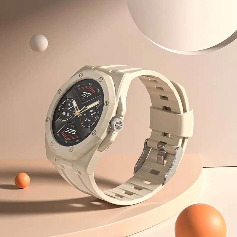 MSSM Huawei GT Cyber Glacier Integrated Wristband Watch Band Huawei Compatibility 220mm TPU Material-7