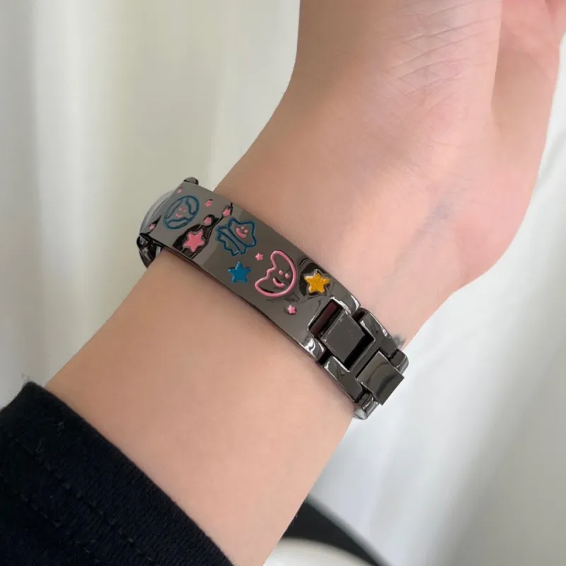 MSSM Wristband 9/9 NFC/8/8 NFC/9 Ceramic Special Edition Xiaomi Compatibility Watch Band 150mm Metal-11