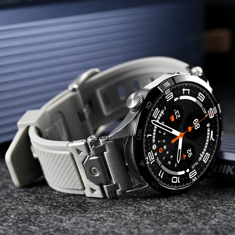 MSSM Watch Band Huawei Compatibility Silicone Material-12