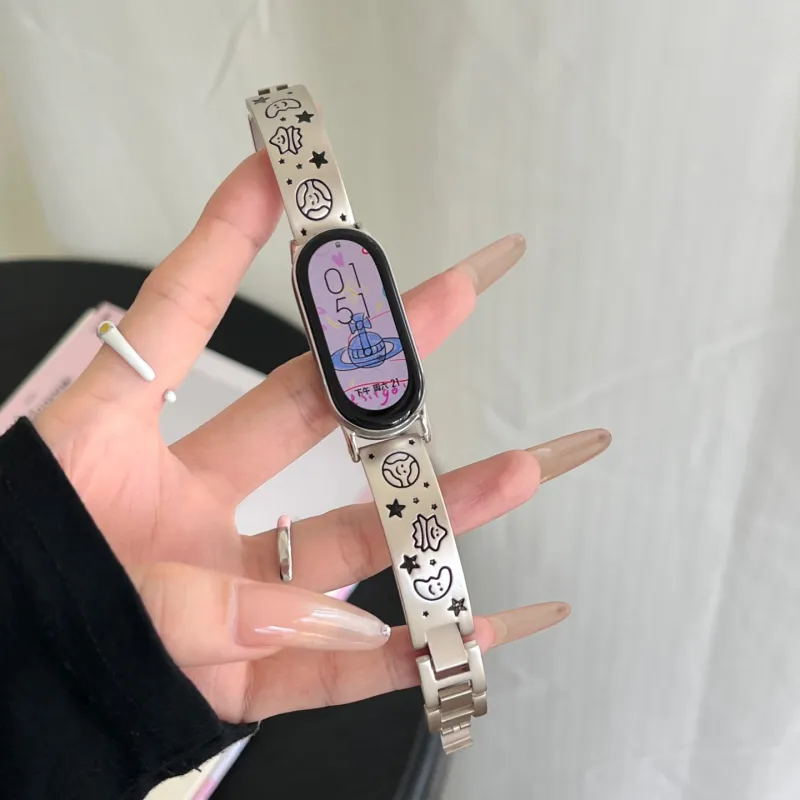MSSM Wristband 9/9 NFC/8/8 NFC/9 Ceramic Special Edition Xiaomi Compatibility Watch Band 150mm Metal-4