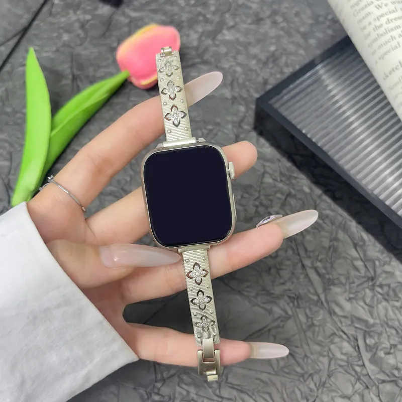 MSSM Apple Watch Iwatch S10/S9/8/7/6 Generation/SE/ultra Watch Band Apple Compatibility 160mm 46 Watch Dial Metal-3