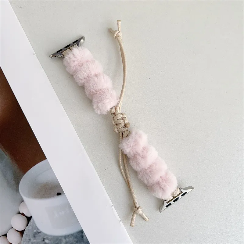 MSSM Watch Band Apple Compatibility Knitted Fabric Material-3