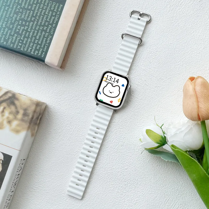 MSSM Watch Band Apple Compatibility Silicone Material-1