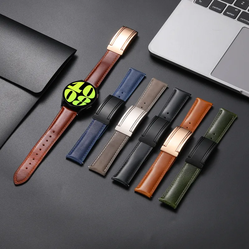 MSSM Watch Band Huawei Compatibility Genuine Leather Material-1
