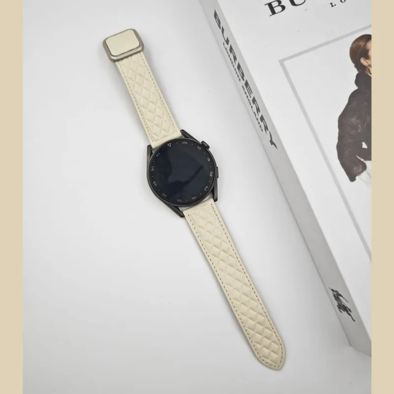 MSSM Huawei Compatibility Watch Band 46 Watch Dial 46mm Genuine Leather Material-3