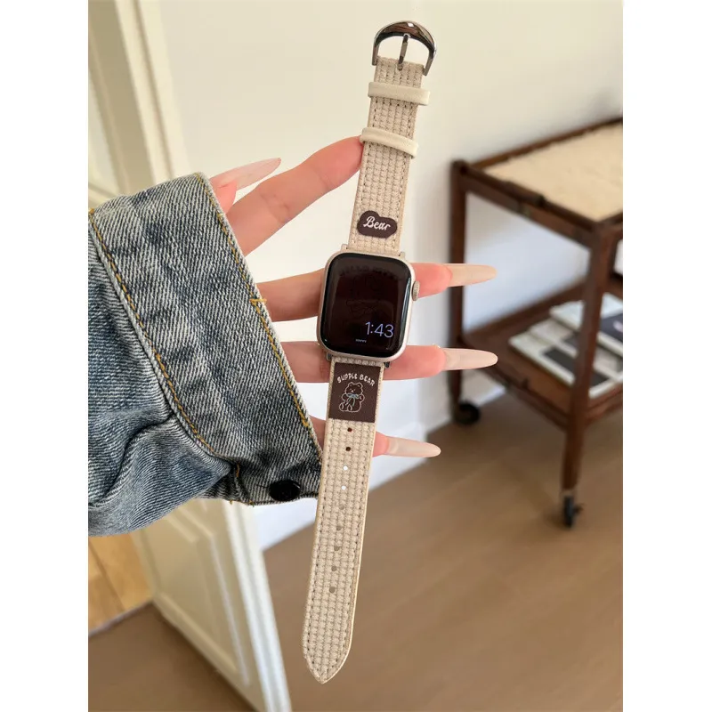 MSSM Apple Compatibility Watch Band 180mm 46 Watch Dial Fabric Material-5
