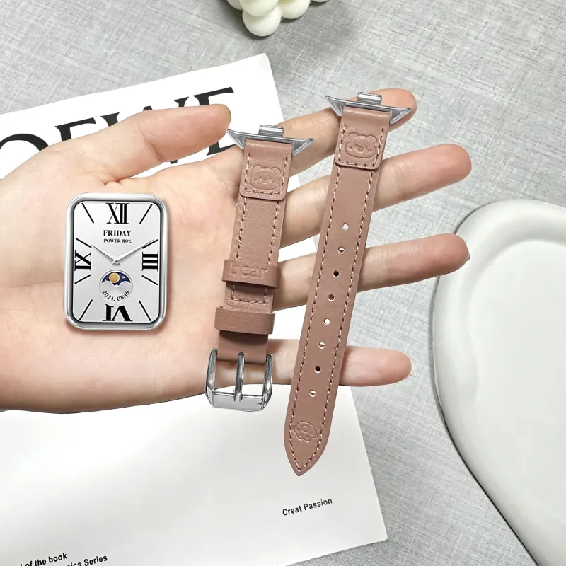 MSSM Watch Band Xiaomi Compatibility Genuine Leather Material-2