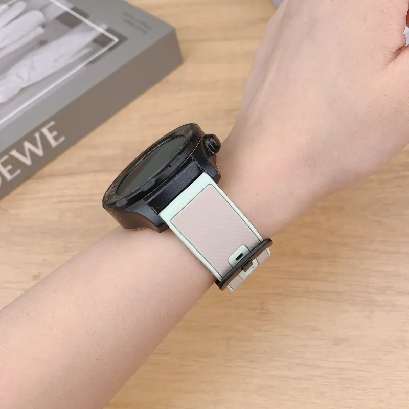 MSSM Watch Band Huawei Compatibility Silicone Material-8