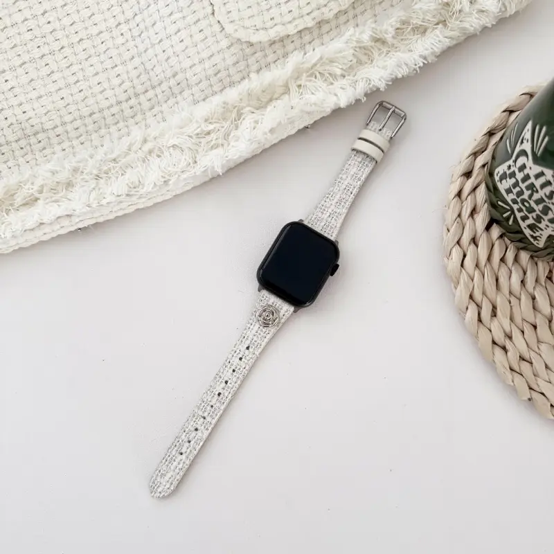 MSSM Watch Band Apple Compatibility Woolen Material-6